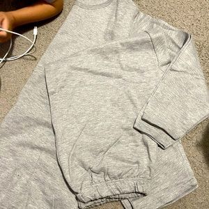 Grey sweat set
